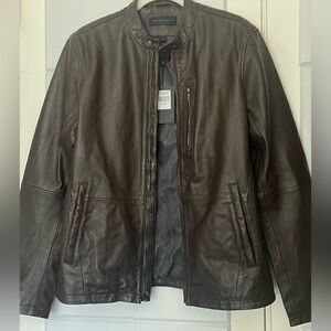 John Varvatos men’s leather jacket